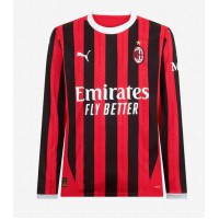 Maglia Calcio AC Milan Prima Divisa 2024-25 Manica Lunga